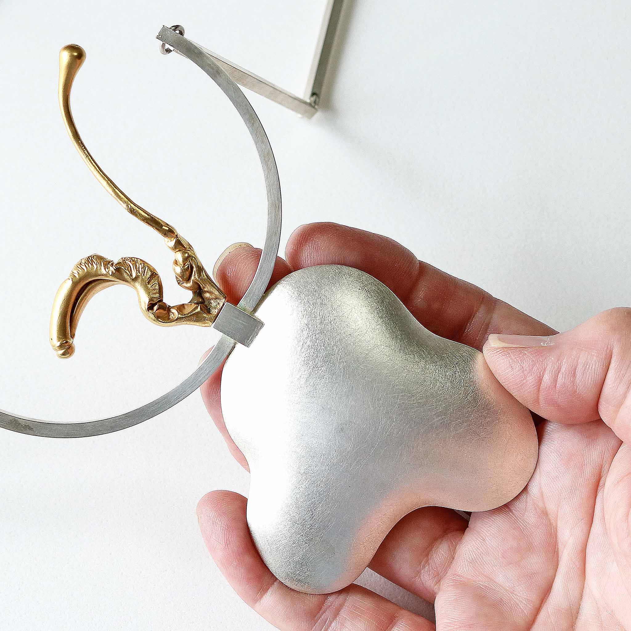 Silver and Gold-Plated Mixed Metal Scent Capsule
